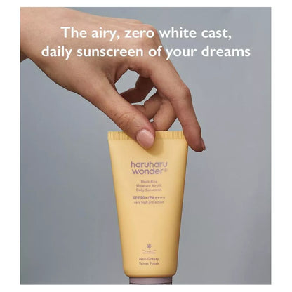 Haruharu Wonder Black Rice Moisture Airyfit Daily Sunscreen SPF 50+ PA++++ (50ml / 1.69 fl oz)